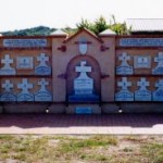 Dongara Cemetery - Memorial of Priory Lodge headstones - Photo Kevin Coate (Date Unkown) Dongara Cemetery Memorial of Priory Lodge headstones