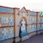 Dongara Cemetery - Memorial of Priory Lodge headstones - Photo Kevin Coate (Date unknown) Dongara Cemetery Memorial