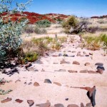 Dolphin Island burial site, Watering Bay, Flying Foam Passage, Dampier - Photo Jan Addison (ca 1977) Dolphin Island