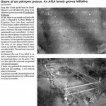 Deadmans Soak, Ives Rock at Wallangie UNNAMED GRAVE - Datum Post (June 2006) Deadmans Soak Ives Rock at Wallangie