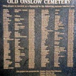 Onslow Pioneer Cemetery (many unmarked or unnamed graves) - Photo Kevin Coate (Oct 2002) Onslow Pioneer Cemetery